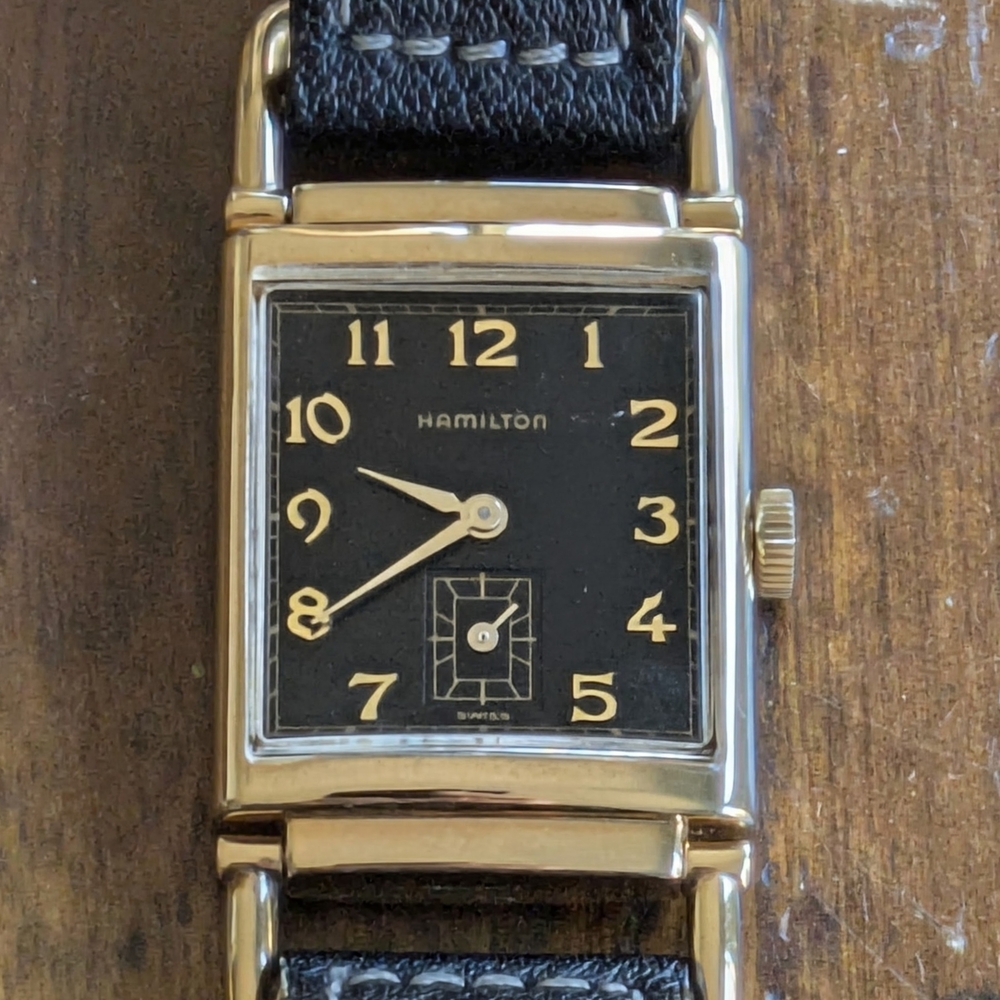 Vintage Hamilton Swiss Limited Edition N⁰ 0397 Wristwatch Plaque G20 Gold Plated